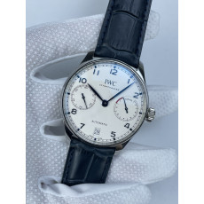 (준비완료/특급배송)NO.2537/ZF공장 IWC 포르투기즈 부엉이 화이트다이얼 블루핸즈
