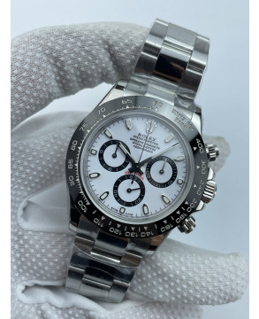 (준비완료/특급배송)NO.3411/초특급 갓성비 데이토나 스틸 세라믹베젤 화이트